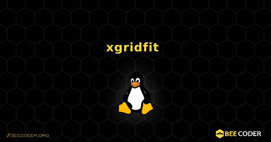 xgridfit  のインストール方法. Linux