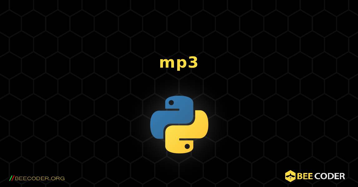 すべての mp3 ファイルを検索. Python