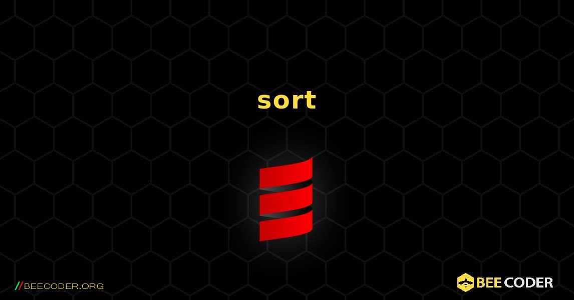配列の定義を変更せずに、配列に対して新しいメソッド「sort」を定義します. Scala