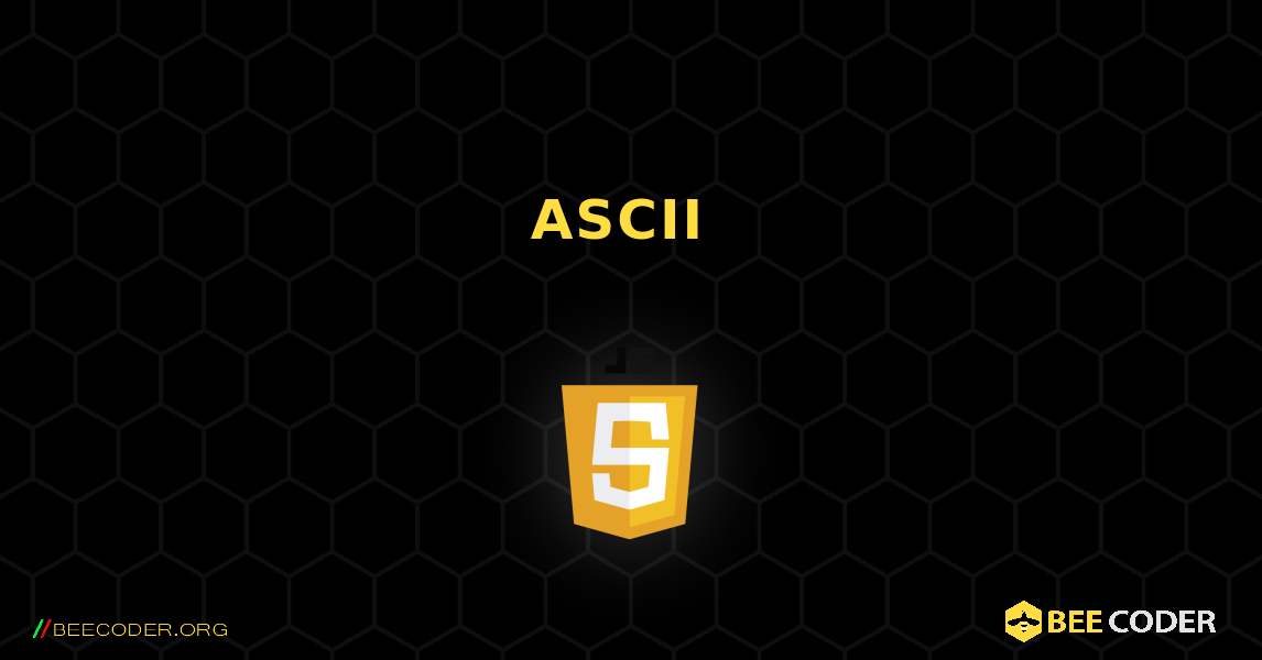 문자의 ASCII 값 찾기. JavaScript