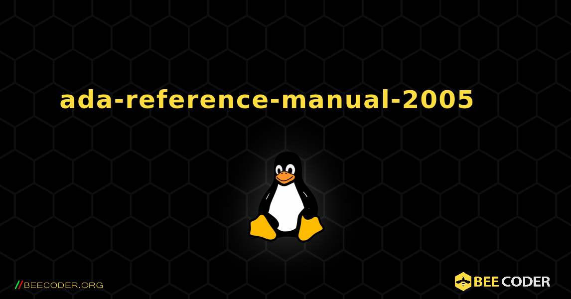 ada-reference-manual-2005 를 설치하는 방법. Linux