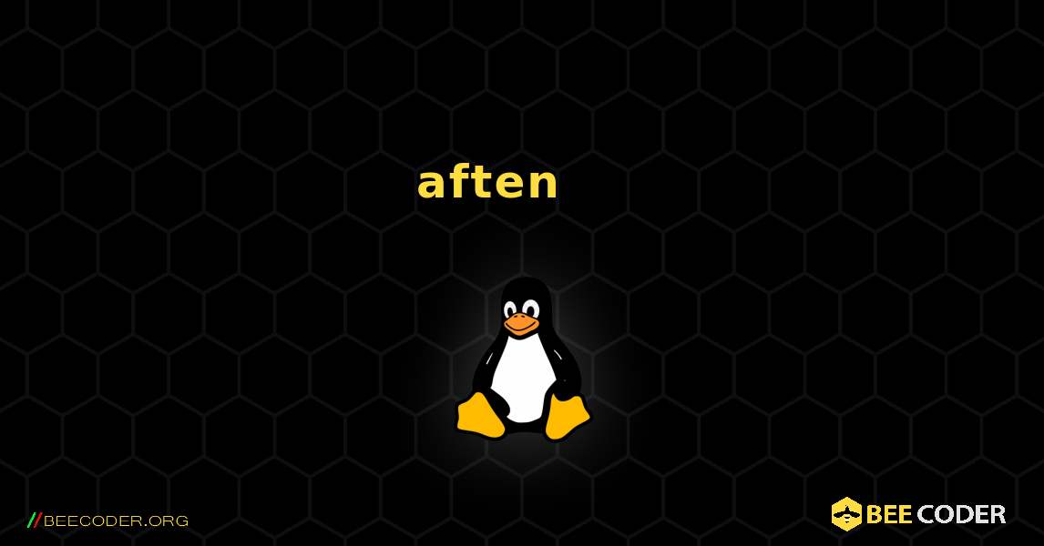 aften 를 설치하는 방법. Linux