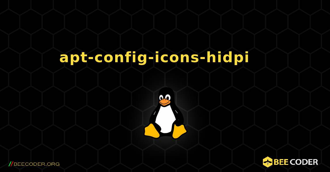 apt-config-icons-hidpi 를 설치하는 방법. Linux