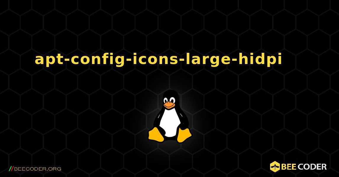apt-config-icons-large-hidpi 를 설치하는 방법. Linux