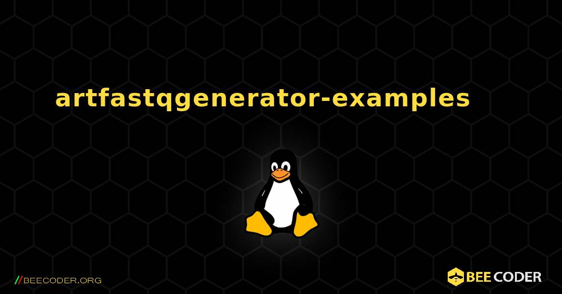 artfastqgenerator-examples 를 설치하는 방법. Linux