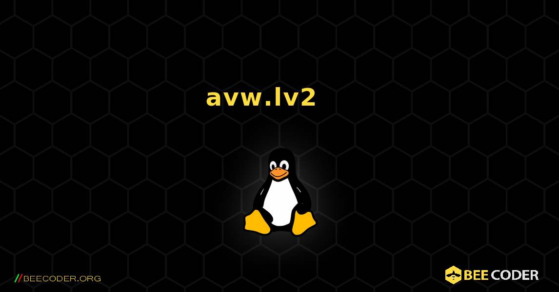 avw.lv2 를 설치하는 방법. Linux