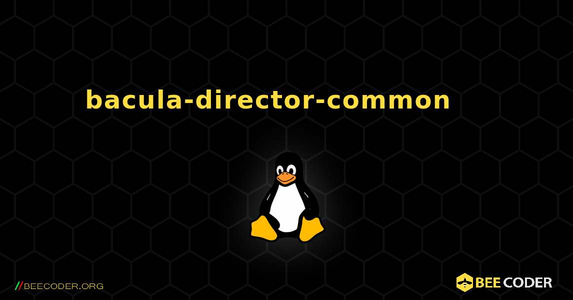 bacula-director-common 를 설치하는 방법. Linux