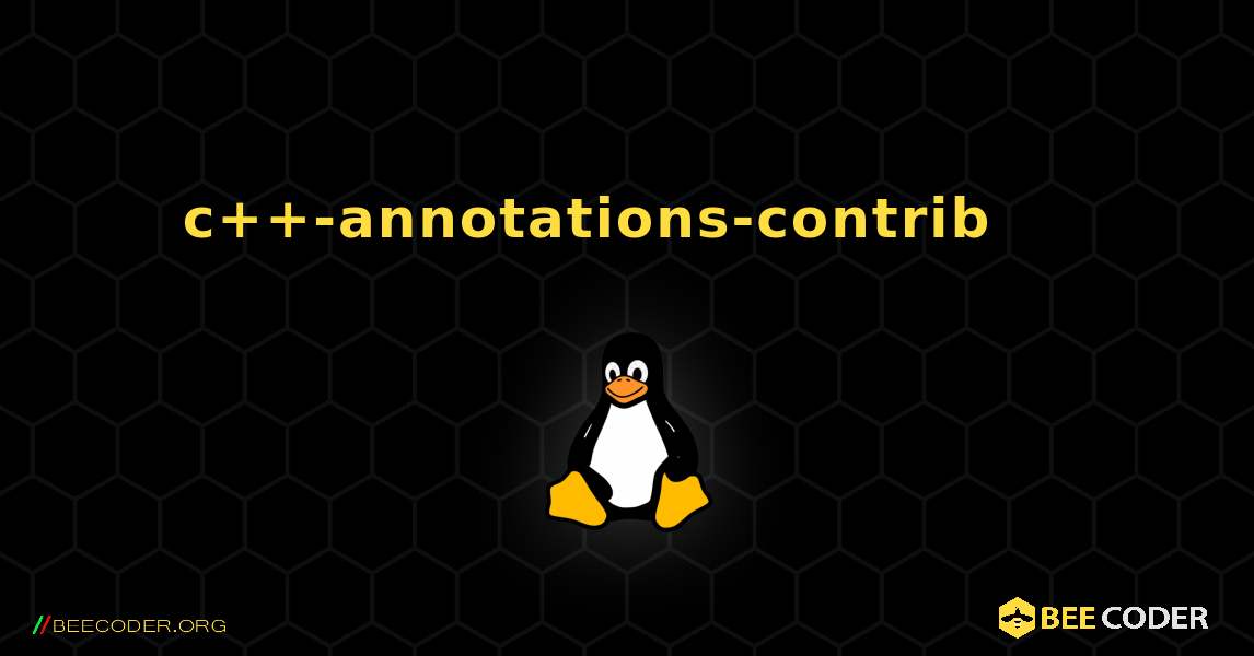 c++-annotations-contrib 를 설치하는 방법. Linux