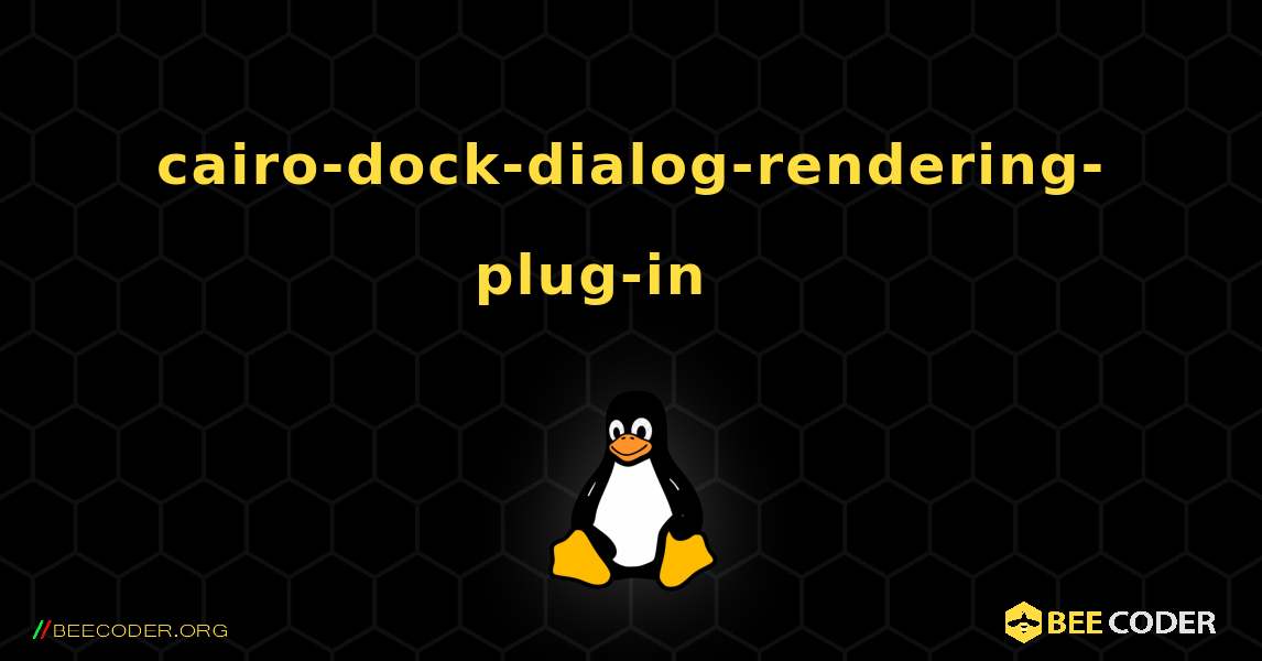 cairo-dock-dialog-rendering-plug-in 를 설치하는 방법. Linux