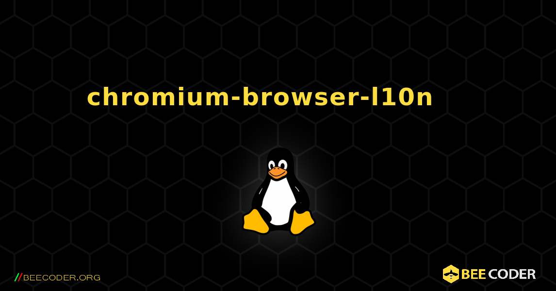 chromium-browser-l10n 를 설치하는 방법. Linux