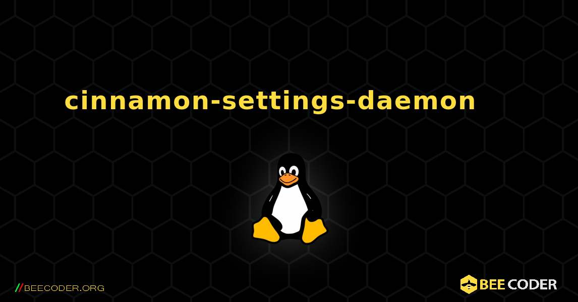 cinnamon-settings-daemon 를 설치하는 방법. Linux