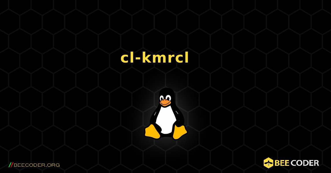 cl-kmrcl 를 설치하는 방법. Linux