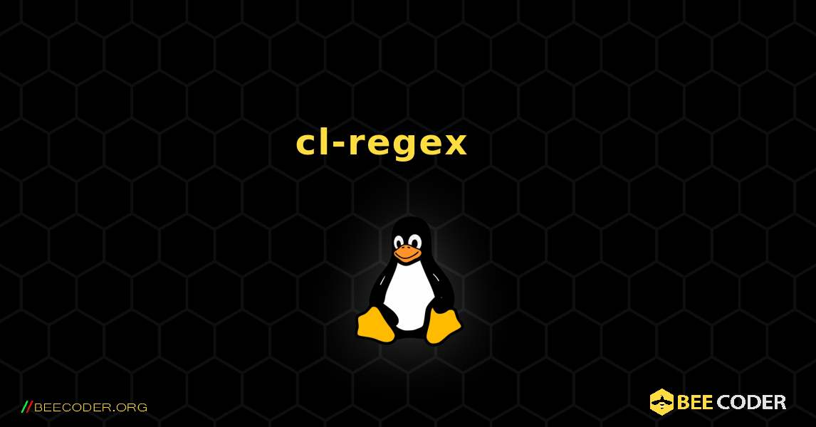 cl-regex 를 설치하는 방법. Linux