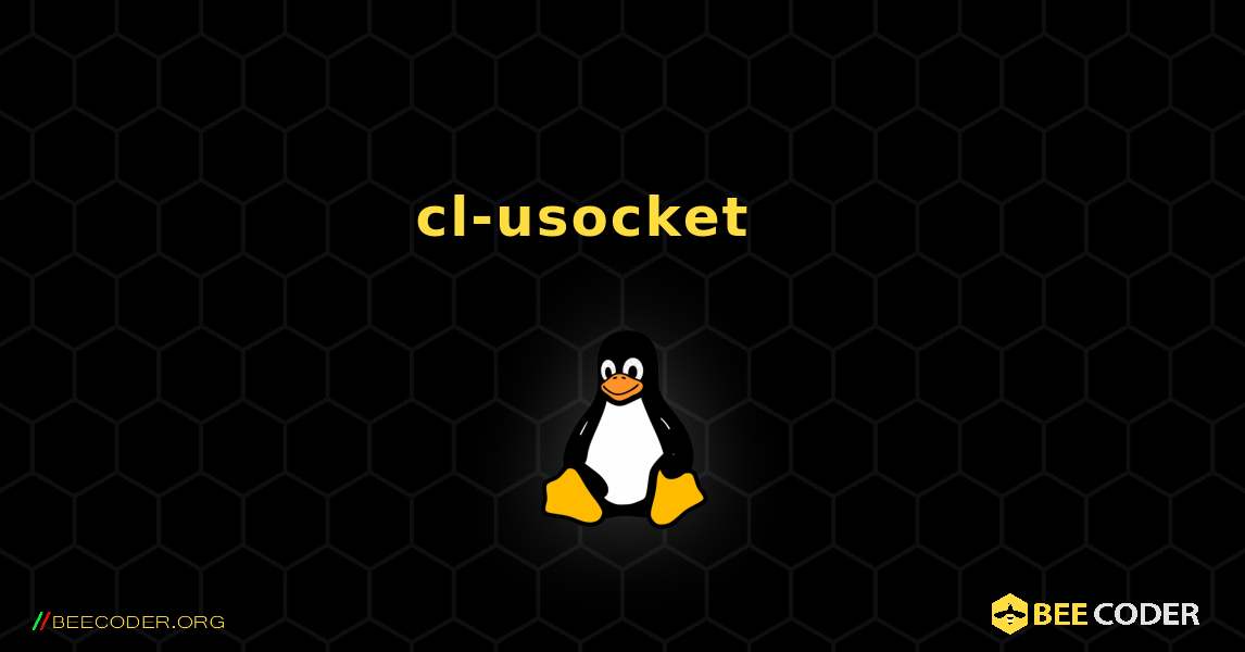 cl-usocket 를 설치하는 방법. Linux