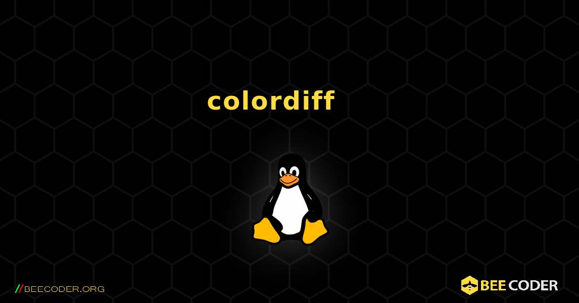 colordiff 를 설치하는 방법. Linux