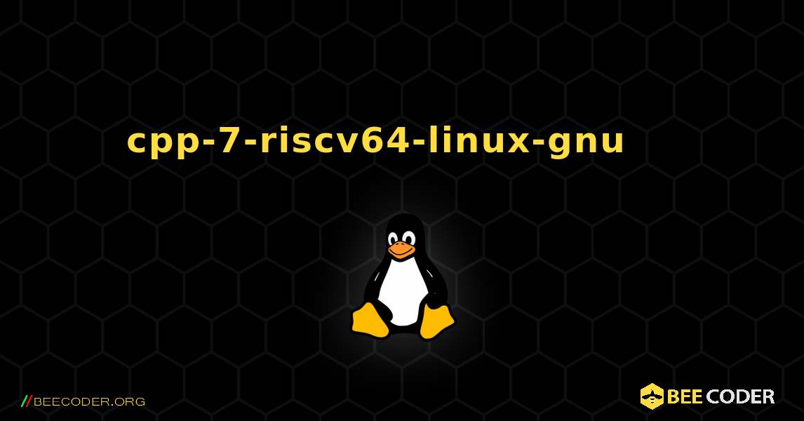 cpp-7-riscv64-linux-gnu 를 설치하는 방법. Linux