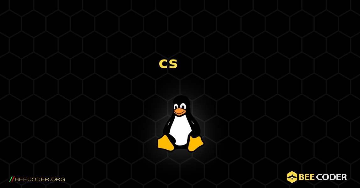 cs 를 설치하는 방법. Linux