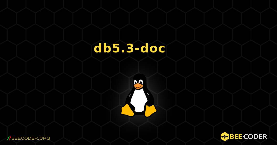 db5.3-doc 를 설치하는 방법. Linux