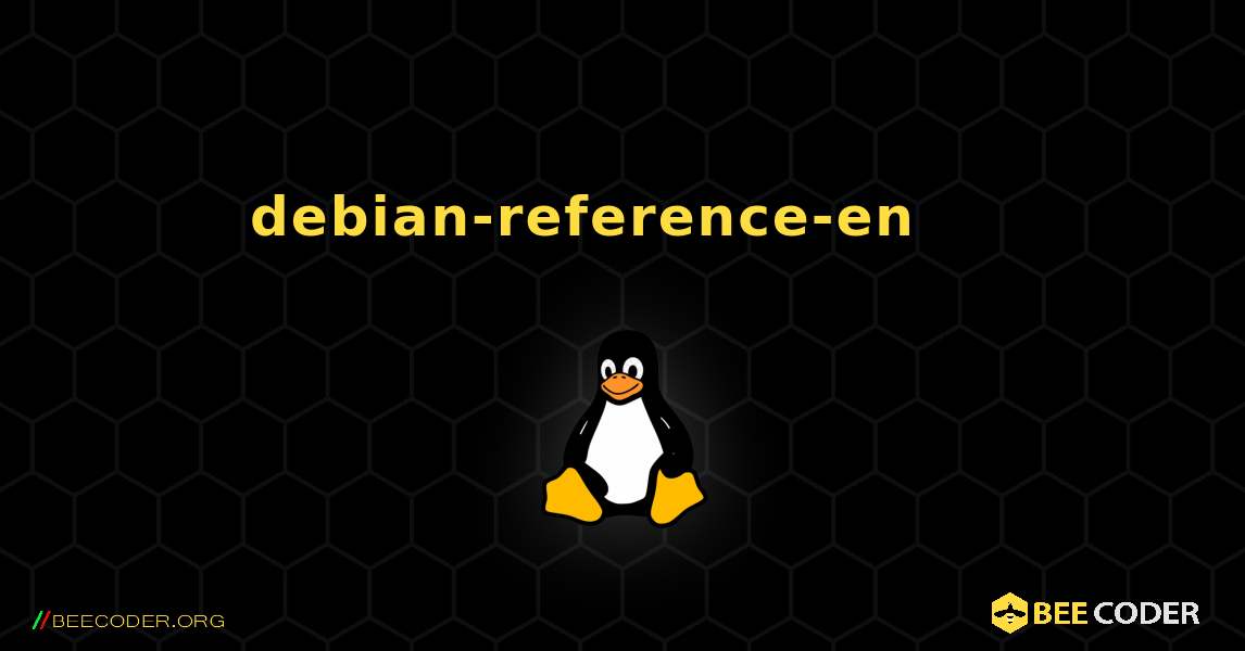 debian-reference-en 를 설치하는 방법. Linux