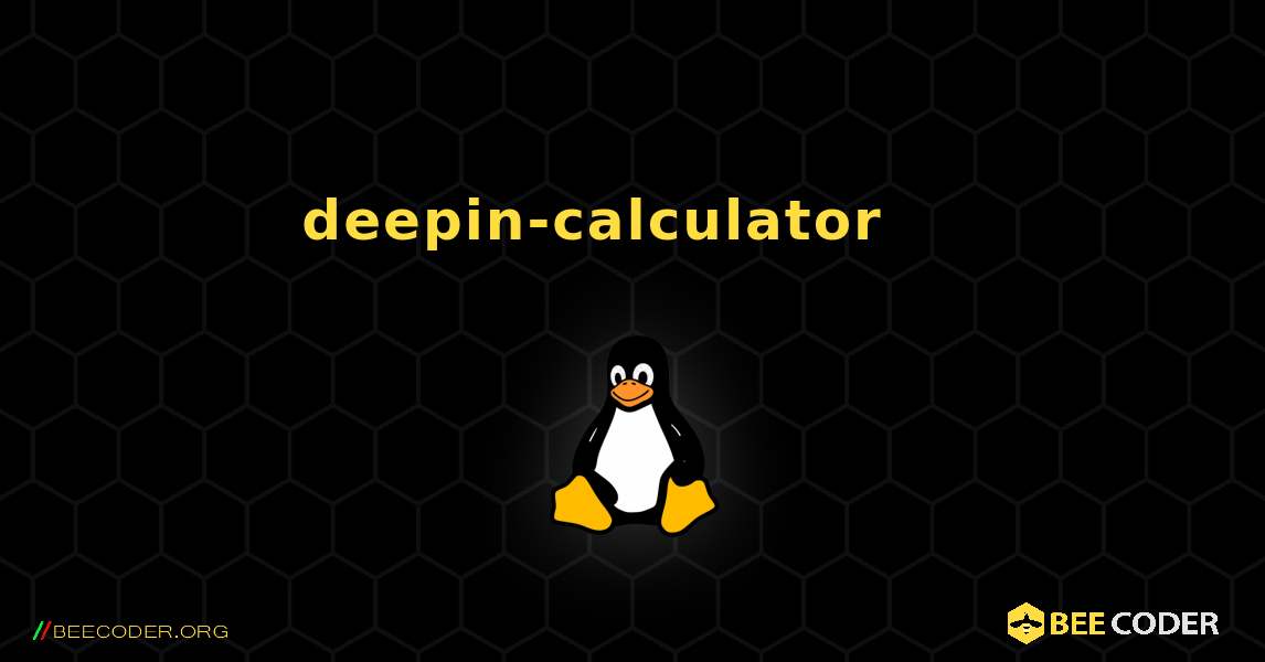 deepin-calculator 를 설치하는 방법. Linux