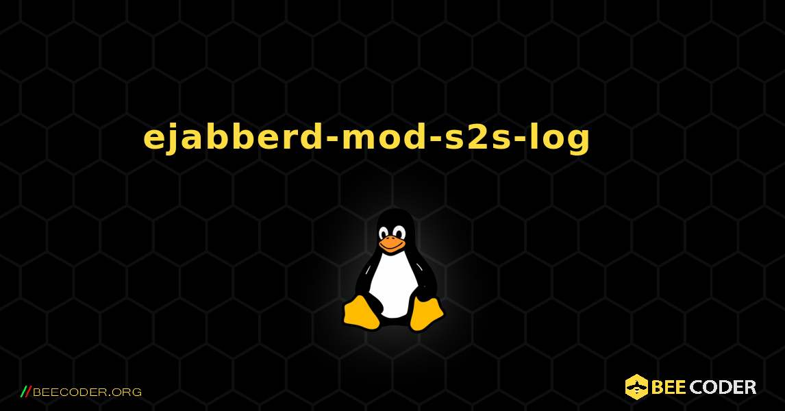 ejabberd-mod-s2s-log 를 설치하는 방법. Linux
