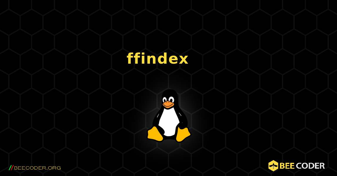 ffindex 를 설치하는 방법. Linux