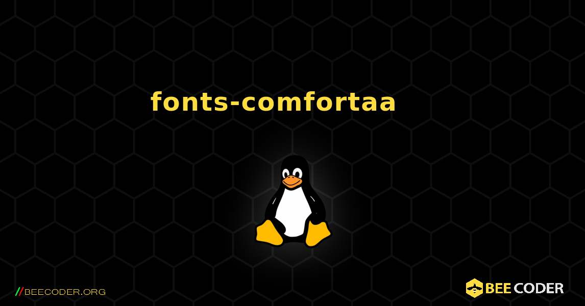 fonts-comfortaa 를 설치하는 방법. Linux