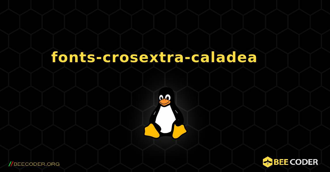 fonts-crosextra-caladea 를 설치하는 방법. Linux