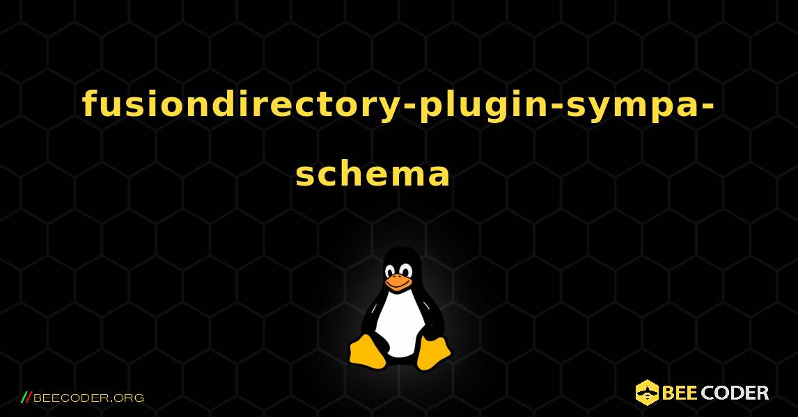 fusiondirectory-plugin-sympa-schema 를 설치하는 방법. Linux