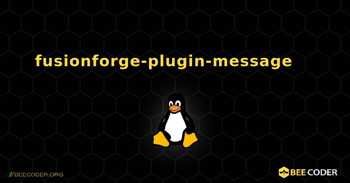 fusionforge-plugin-message 를 설치하는 방법. Linux