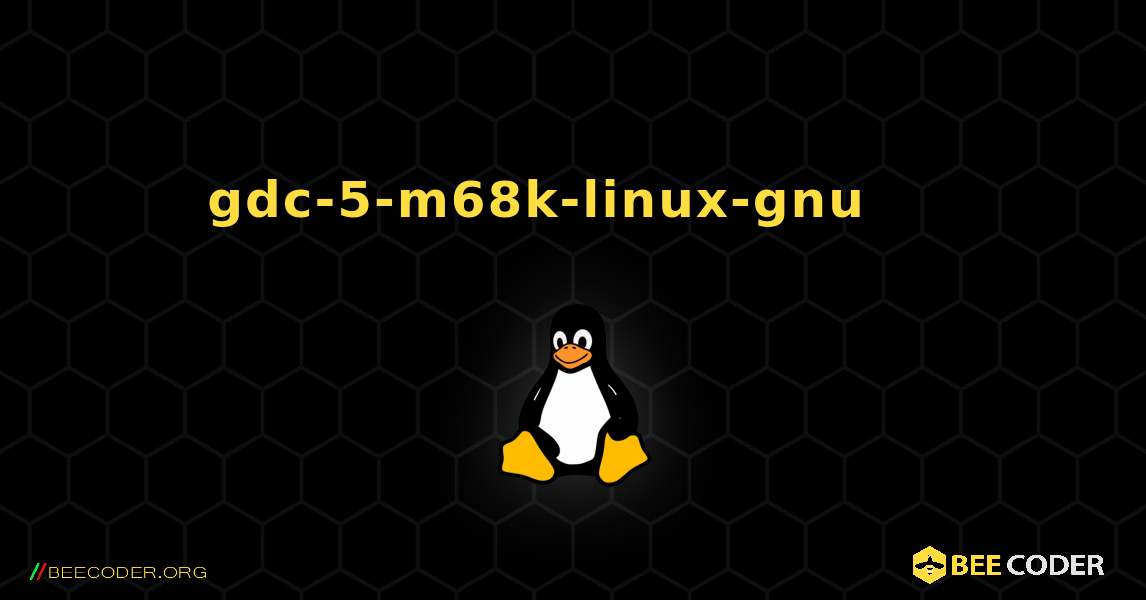 gdc-5-m68k-linux-gnu 를 설치하는 방법. Linux