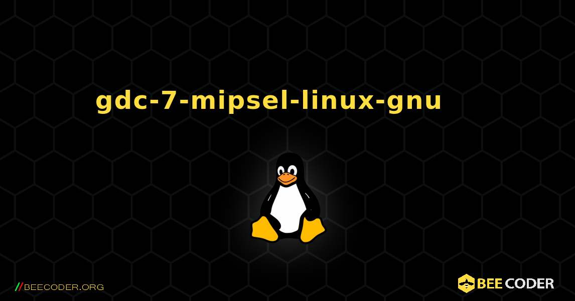 gdc-7-mipsel-linux-gnu 를 설치하는 방법. Linux