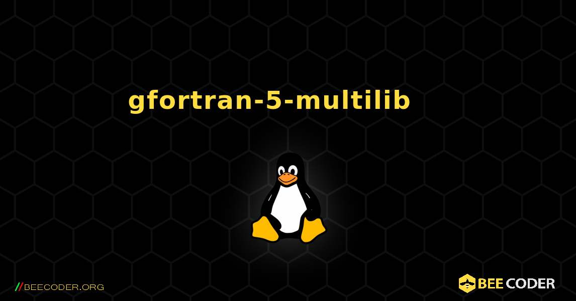 gfortran-5-multilib 를 설치하는 방법. Linux
