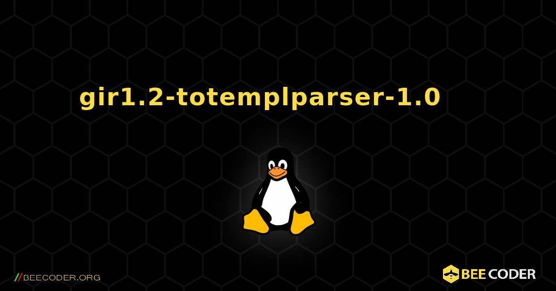 gir1.2-totemplparser-1.0 를 설치하는 방법. Linux