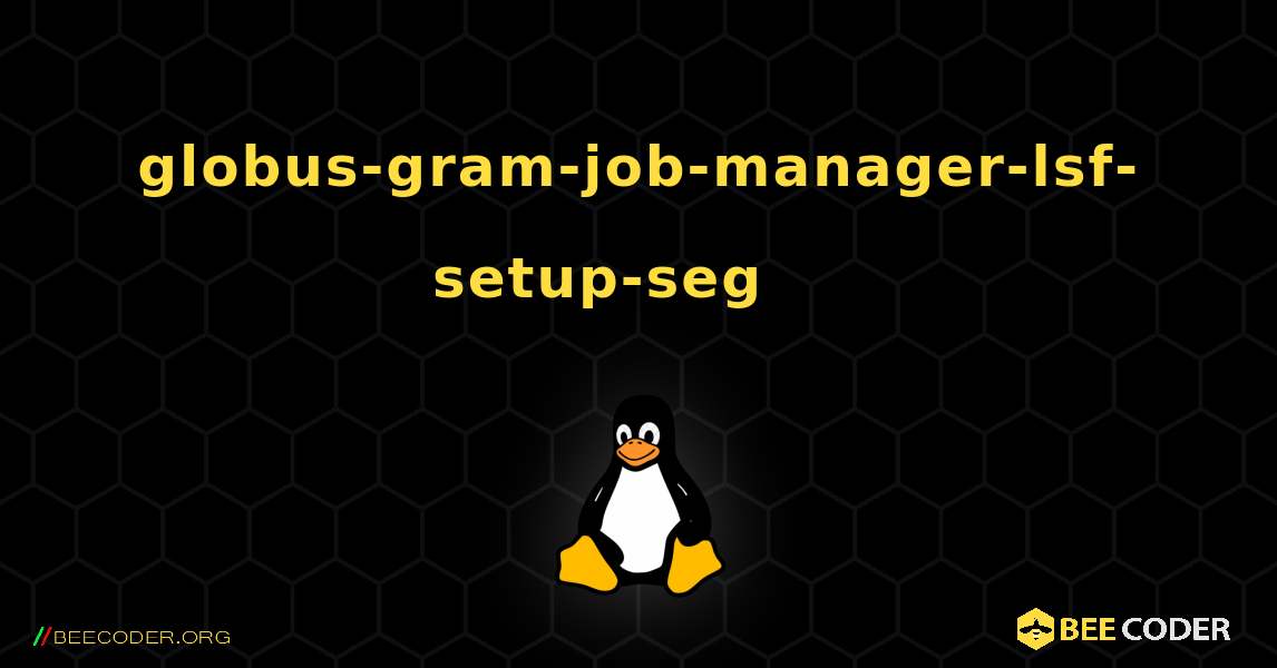 globus-gram-job-manager-lsf-setup-seg 를 설치하는 방법. Linux