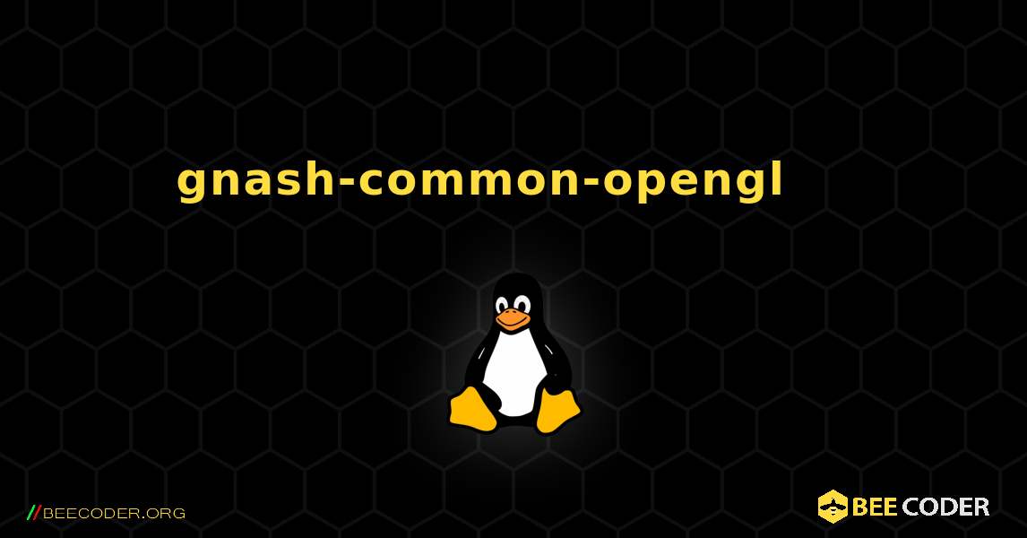gnash-common-opengl 를 설치하는 방법. Linux