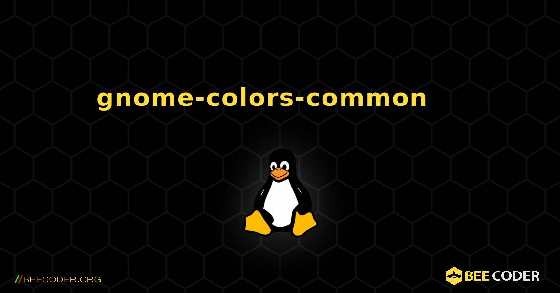 gnome-colors-common 를 설치하는 방법. Linux
