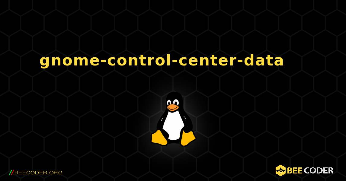 gnome-control-center-data 를 설치하는 방법. Linux