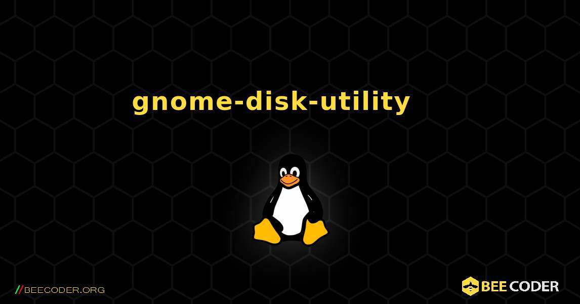 gnome-disk-utility 를 설치하는 방법. Linux