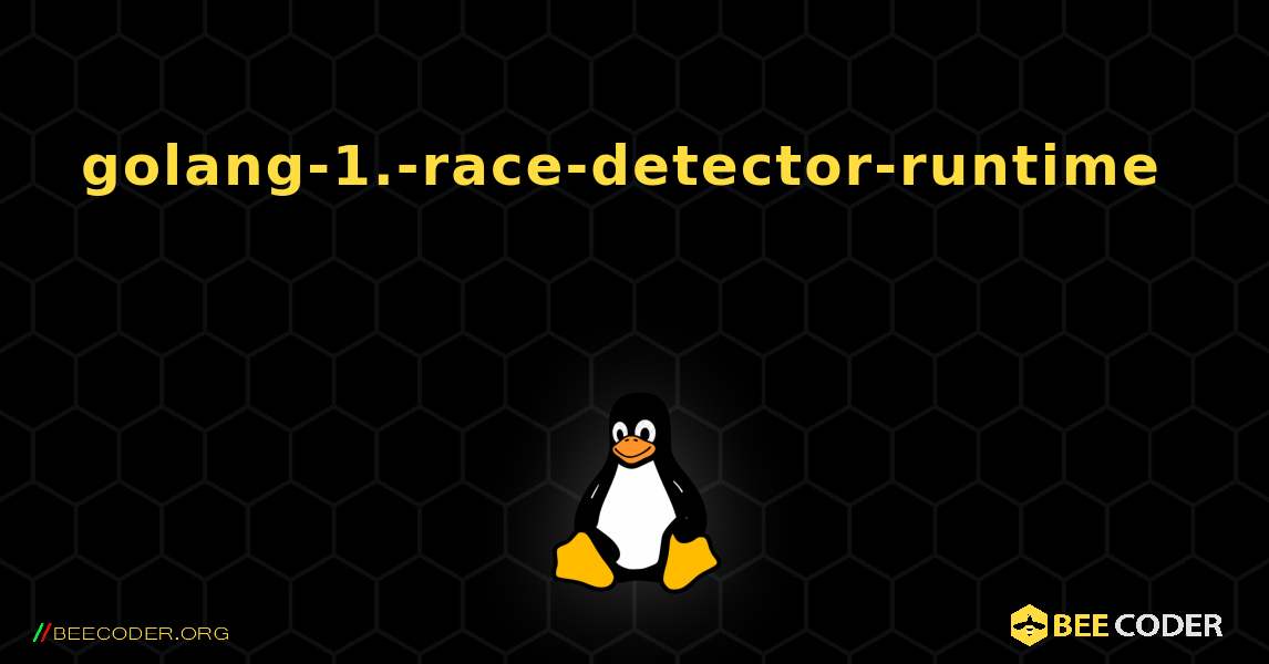 golang-1.-race-detector-runtime 를 설치하는 방법. Linux