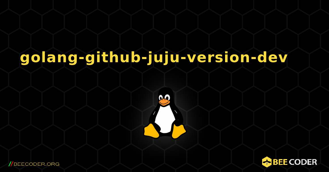 golang-github-juju-version-dev 를 설치하는 방법. Linux