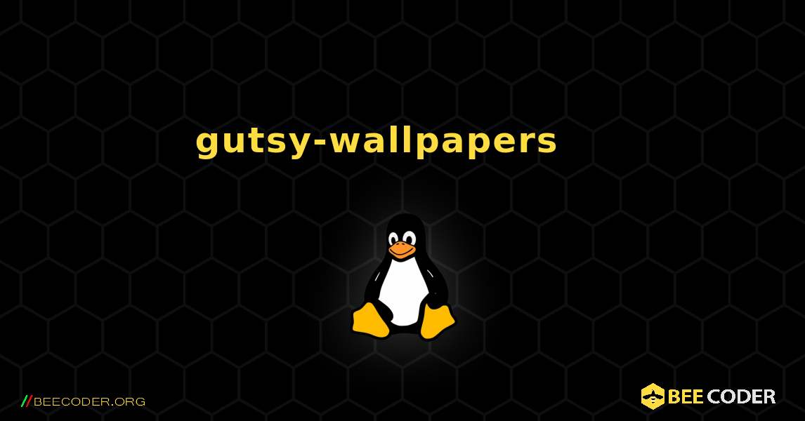 gutsy-wallpapers 를 설치하는 방법. Linux