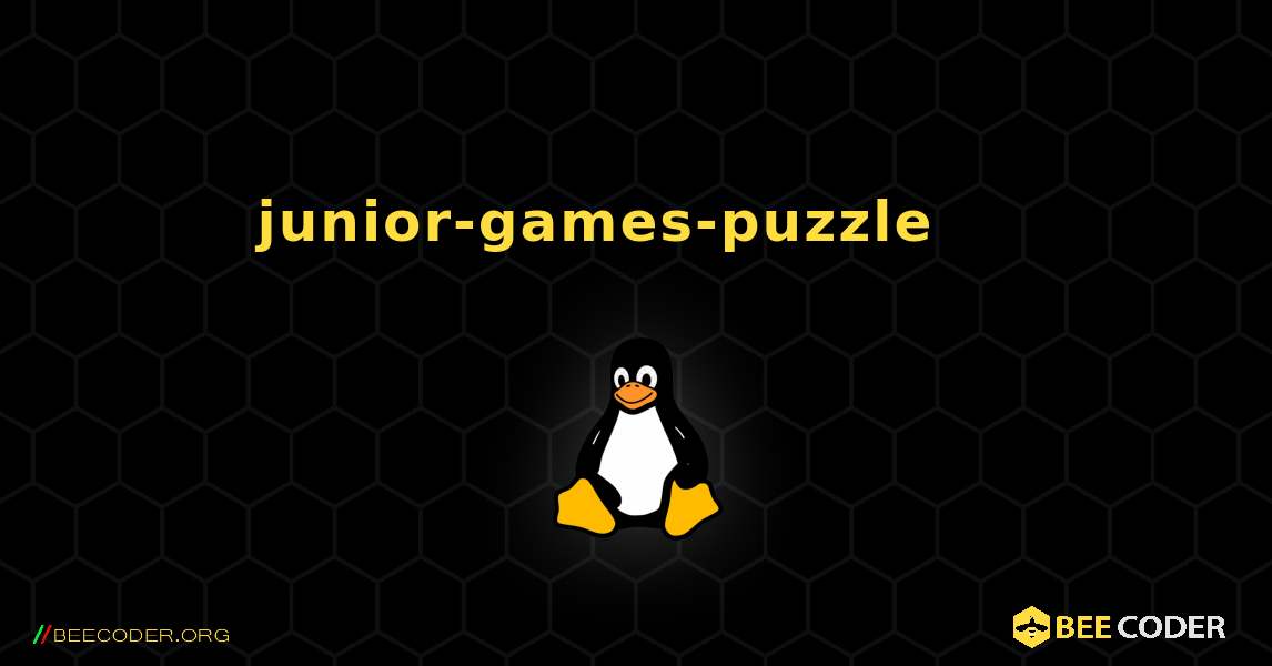 junior-games-puzzle 를 설치하는 방법. Linux