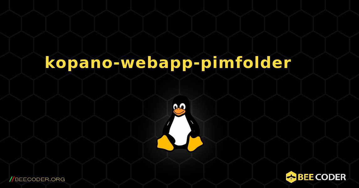 kopano-webapp-pimfolder 를 설치하는 방법. Linux