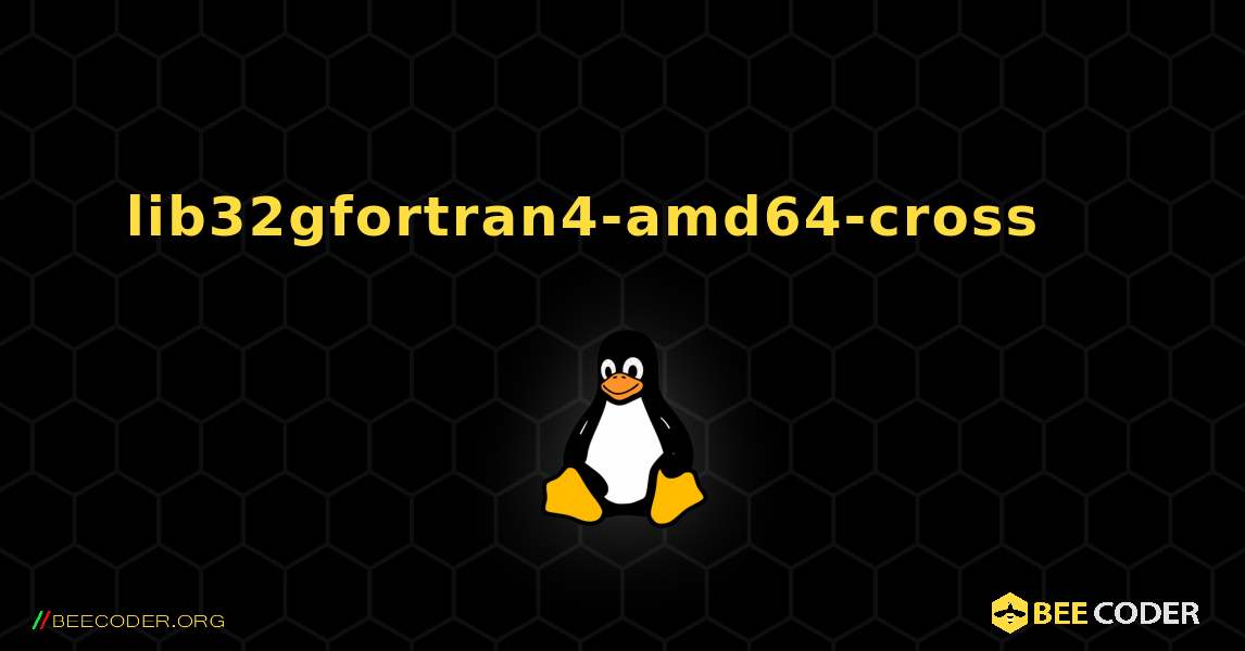 lib32gfortran4-amd64-cross 를 설치하는 방법. Linux