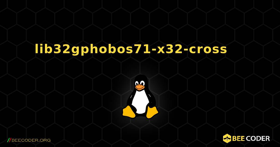 lib32gphobos71-x32-cross 를 설치하는 방법. Linux