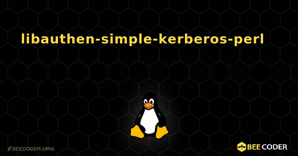 libauthen-simple-kerberos-perl 를 설치하는 방법. Linux