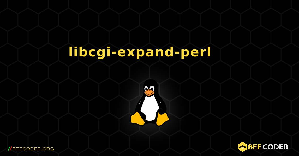 libcgi-expand-perl 를 설치하는 방법. Linux