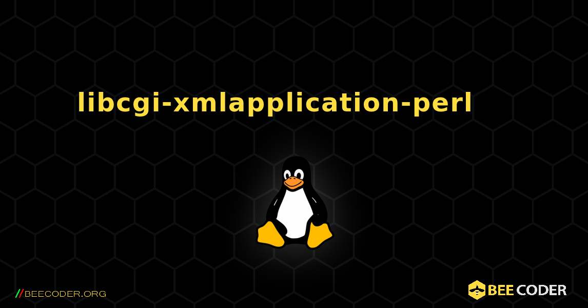 libcgi-xmlapplication-perl 를 설치하는 방법. Linux