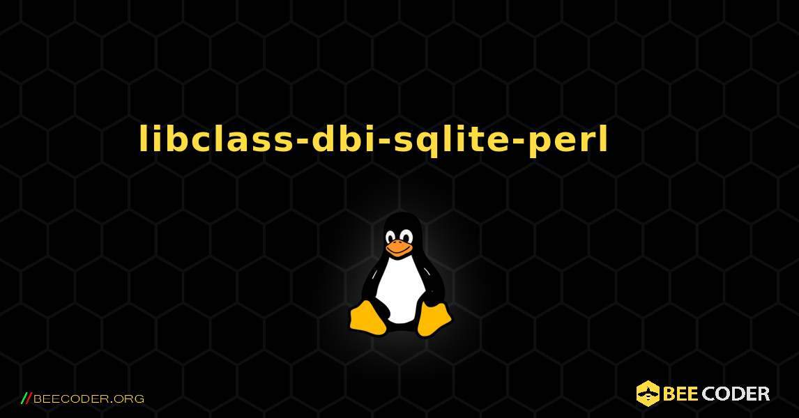 libclass-dbi-sqlite-perl 를 설치하는 방법. Linux
